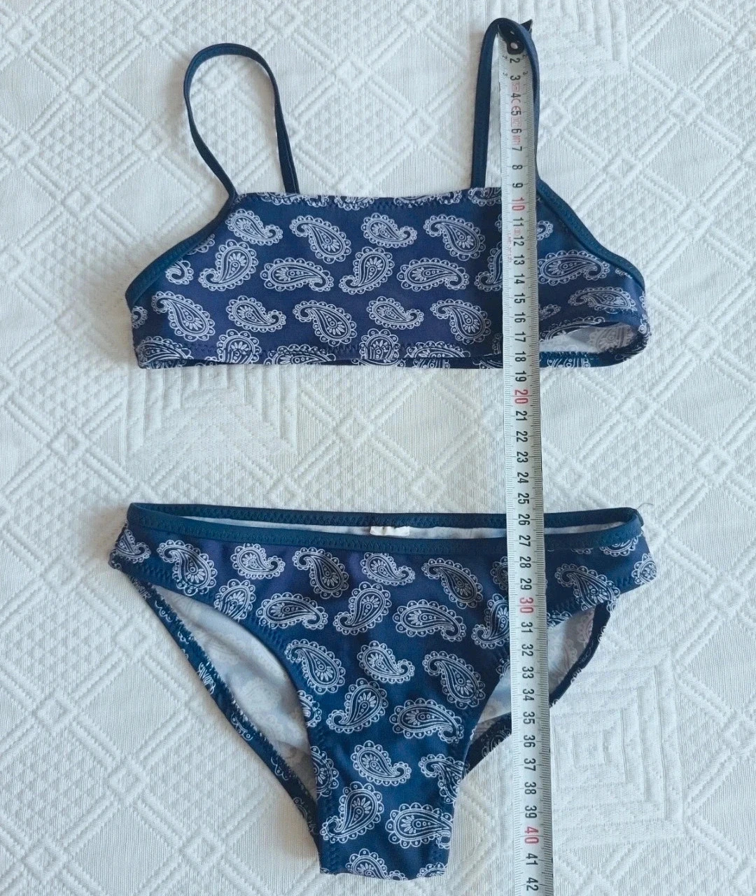 Bañador estampado paisley tex 6/7 años – photo 3